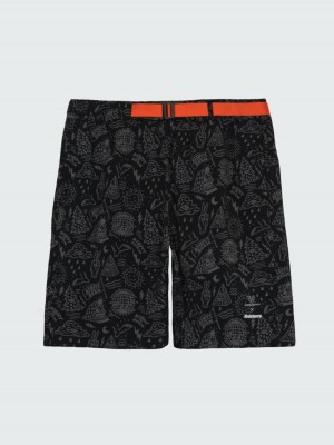 Black Vivobarefoot Finisterre Men's Shorts | AU284OB