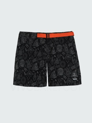 Black Vivobarefoot Finisterre Sport Men's Shorts | AU283PV