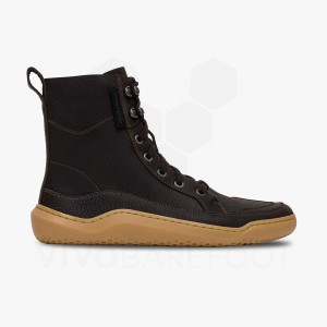 Black Vivobarefoot Gobi Boot Men's Lifestyle Shoes | AU320EI