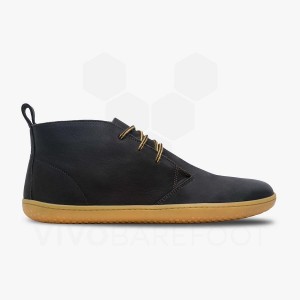 Black Vivobarefoot Gobi III Men's Lifestyle Shoes | AU319FU