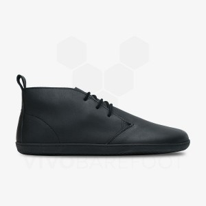 Black Vivobarefoot Gobi III Men's Lifestyle Shoes | AU318GY