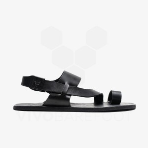 Black Vivobarefoot Opanka Sandal Women's Lifestyle Shoes | AU134IR