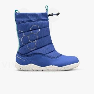 Blue Vivobarefoot Lumi X Arctic Angels Kids' Shoes | AU017VJ