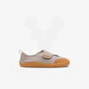 Brown Vivobarefoot GAIA Kids' Shoes | AU054KW