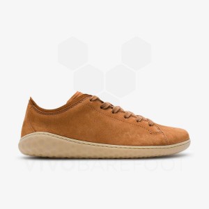 Brown Vivobarefoot Geo Court III Women's Lifestyle Shoes | AU148UK