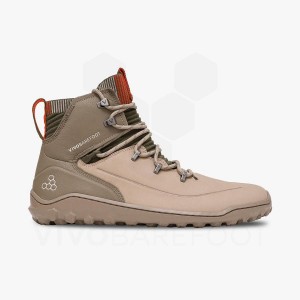 Brown Vivobarefoot Tracker Decon FG2 Men's Hiking Shoes | AU425DO