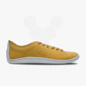 Mustard Vivobarefoot Addis Men's Lifestyle Shoes | AU311NN