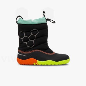 Obsidian Vivobarefoot Lumi FG Kids' Shoes | AU041XG