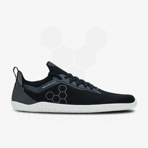 Obsidian Vivobarefoot Primus Lite Knit Men's Training Shoes | AU346EI