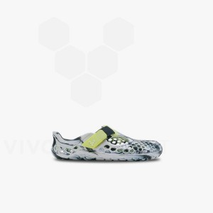 Obsidian / White Vivobarefoot Ultra Bloom Preschool Kids' Shoes | AU051NN