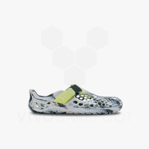 Obsidian / White Vivobarefoot Ultra Bloom Kids' Sandals | AU006GY