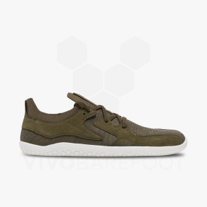 Olive Vivobarefoot Primus Asana II Men's Lifestyle Shoes | AU304UK