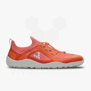 Red Vivobarefoot Primus Trail Knit FG Women's Training Shoes | AU161HT