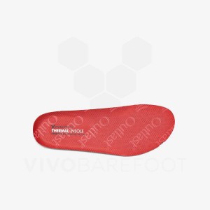 Red Vivobarefoot Thermal Insole Juniors Kids' Insoles | AU002KW