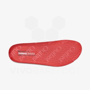 Red Vivobarefoot Thermal Women's Insoles | AU106KW