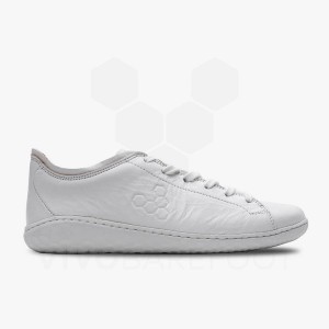 White Vivobarefoot Geo Court III Men's Lifestyle Shoes | AU316IR