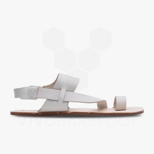 White Vivobarefoot Opanka Sandal Women's Lifestyle Shoes | AU133JE