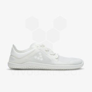 White Vivobarefoot Primus Lite III Men's Road Running Shoes | AU393JE