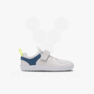 White Vivobarefoot Primus Ludo Preschool Kids' Shoes | AU082IR