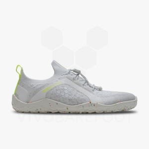 White Vivobarefoot Primus Trail Knit FG Women's Trail Running Shoes | AU203RX