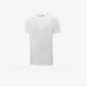 White Vivobarefoot Rapanui Women's T Shirts | AU095VJ