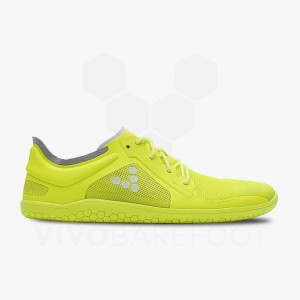 Yellow Vivobarefoot Primus Lite III Men's Road Running Shoes | AU392KW