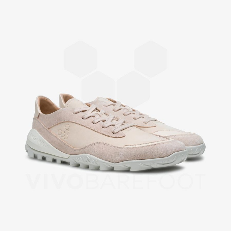 Beige Vivobarefoot Novus Men's Lifestyle Shoes | AU301XG