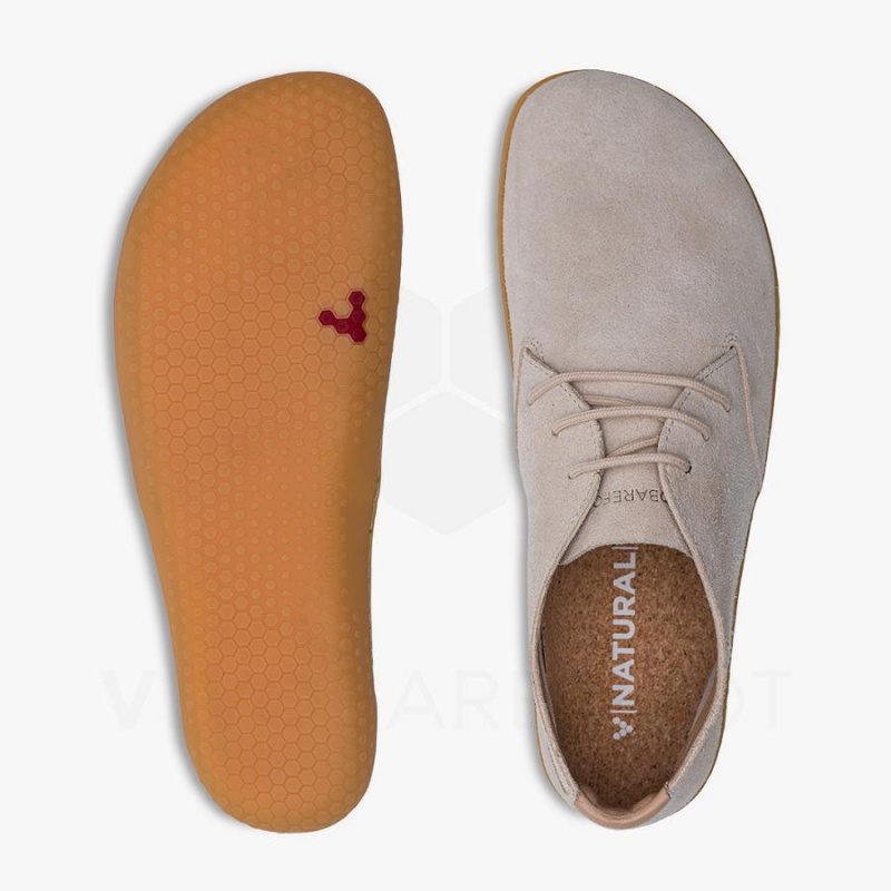 Beige Vivobarefoot Ra III Men's Lifestyle Shoes | AU309PV