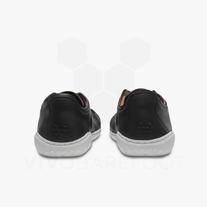 Black Vivobarefoot Geo Court III Men's Lifestyle Shoes | AU315JE