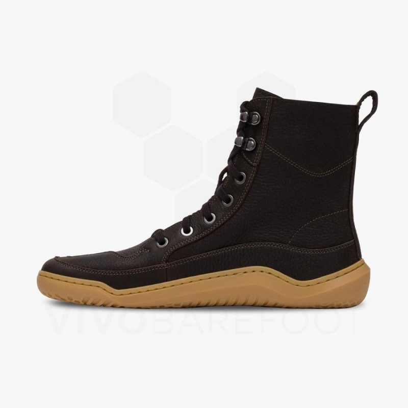 Black Vivobarefoot Gobi Boot Men's Lifestyle Shoes | AU320EI