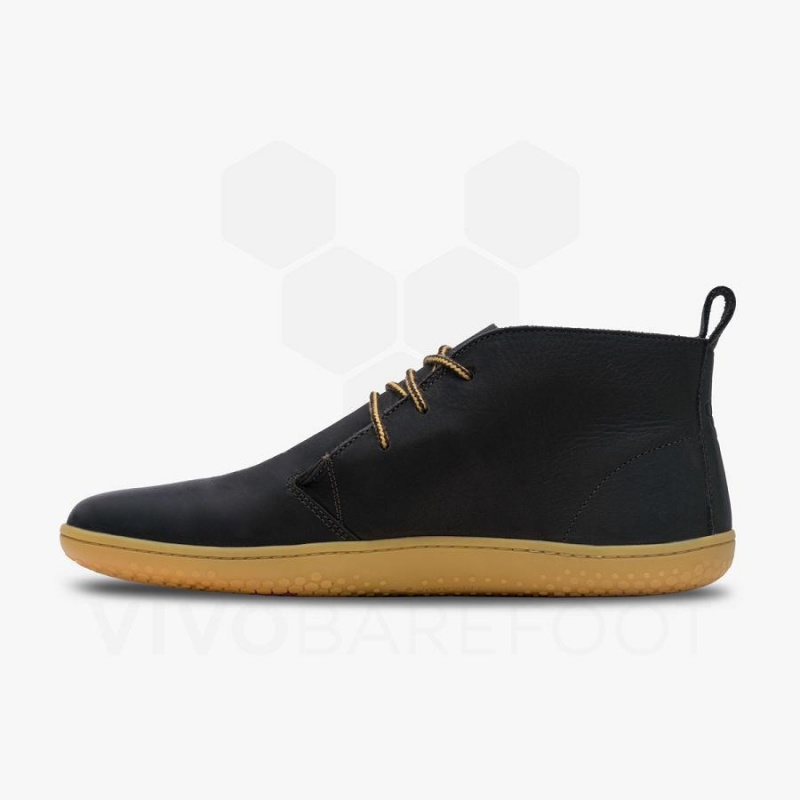 Black Vivobarefoot Gobi III Men's Lifestyle Shoes | AU319FU