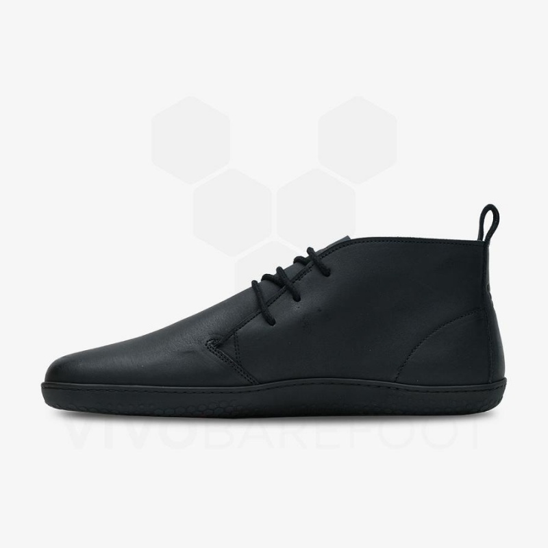 Black Vivobarefoot Gobi III Men's Lifestyle Shoes | AU318GY