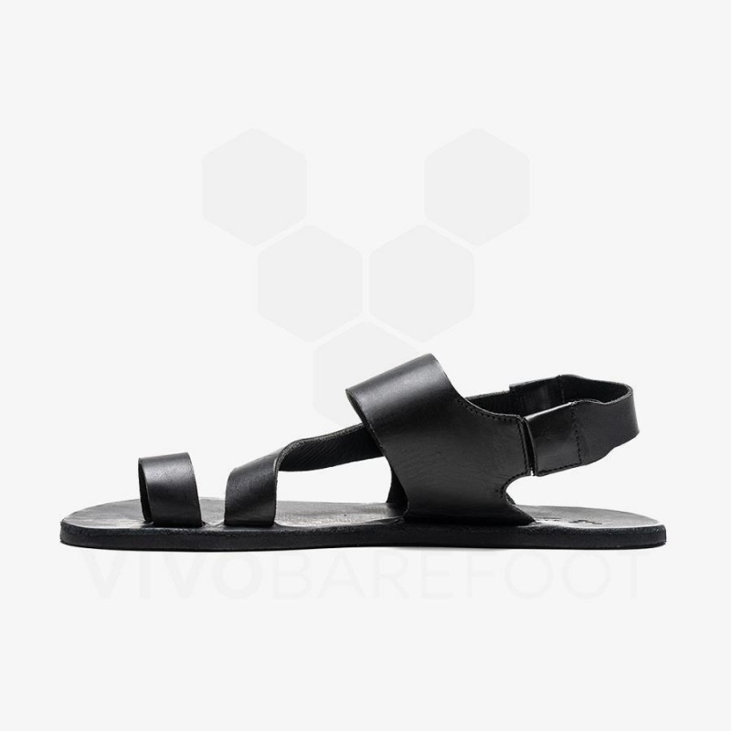 Black Vivobarefoot Opanka Sandal Women's Lifestyle Shoes | AU134IR