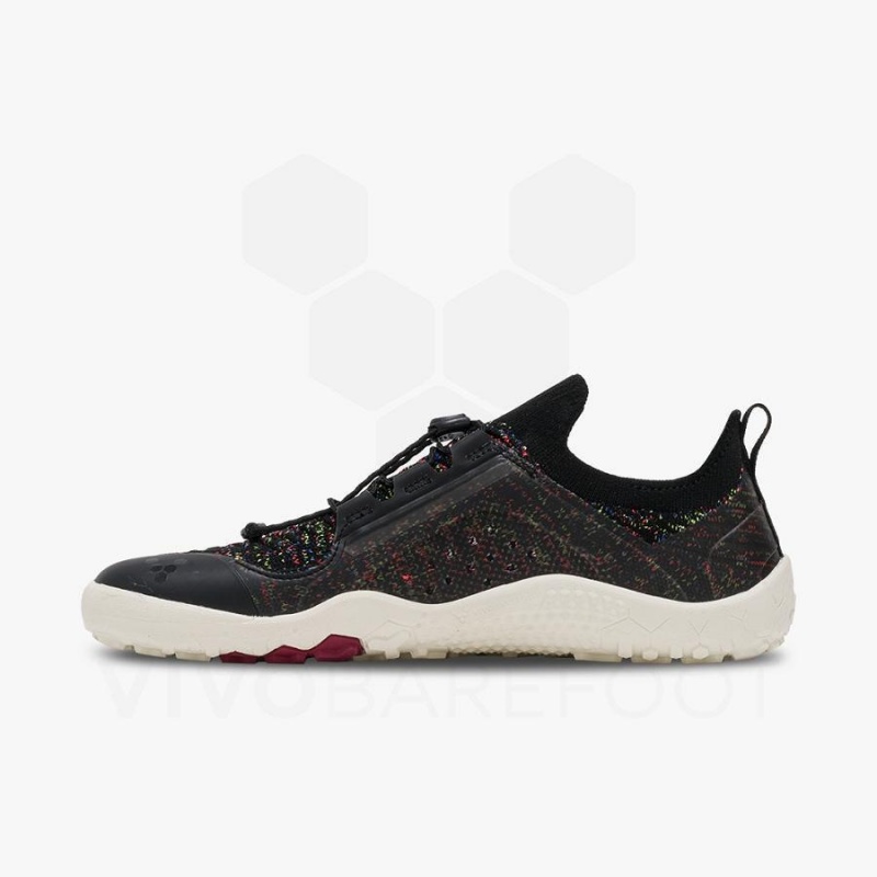 Black Vivobarefoot Primus Trail Knit FG Women's Hiking Shoes | AU256QC