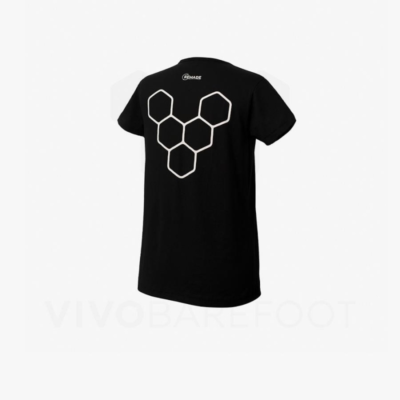 Black Vivobarefoot Rapanui Sport Men's T Shirts | AU275XG