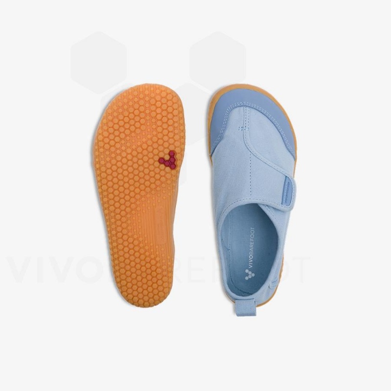 Blue Vivobarefoot Gaia Preschool Kids' Shoes | AU055JE