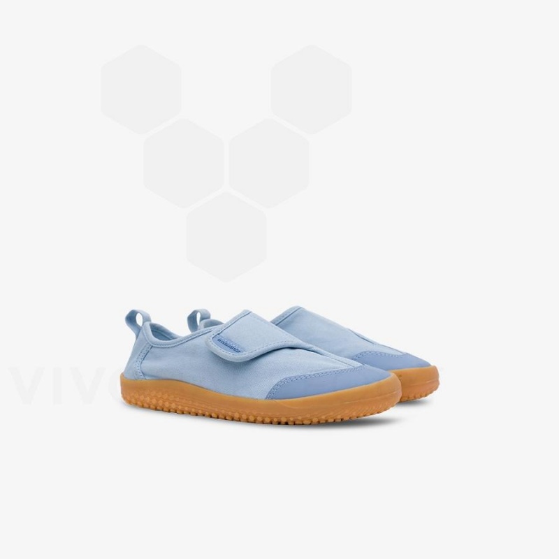 Blue Vivobarefoot Gaia Preschool Kids' Shoes | AU055JE