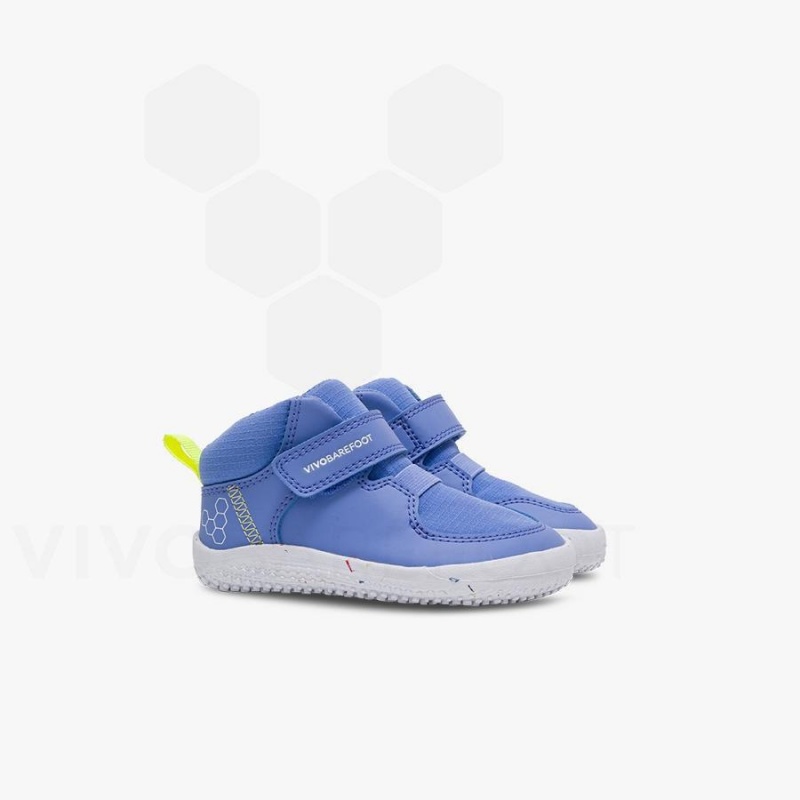 Blue Vivobarefoot Primus Ludo Hi Toddlers Kids' Shoes | AU033FU