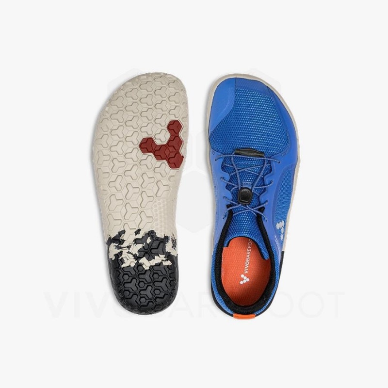 Blue Vivobarefoot Primus Trail II FG Kids' Shoes | AU086EI