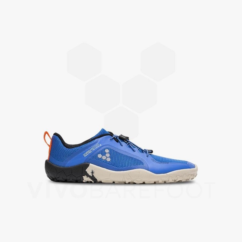 Blue Vivobarefoot Primus Trail II FG Kids\' Shoes | AU086EI