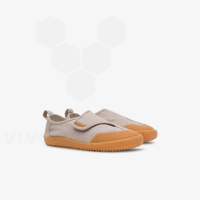 Brown Vivobarefoot GAIA Kids' Shoes | AU054KW