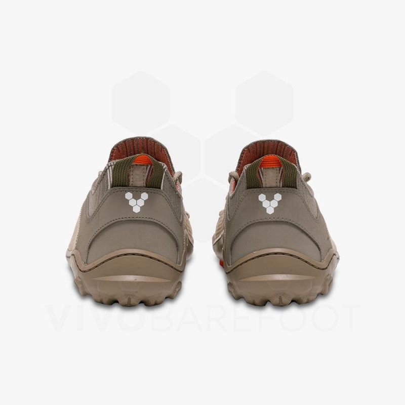 Brown Vivobarefoot Tracker Decon Low FG2 Men's Hiking Shoes | AU421HT