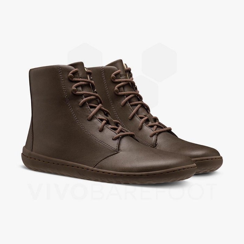 Coffee Vivobarefoot Gobi HI IV Women's Lifestyle Shoes | AU118YF