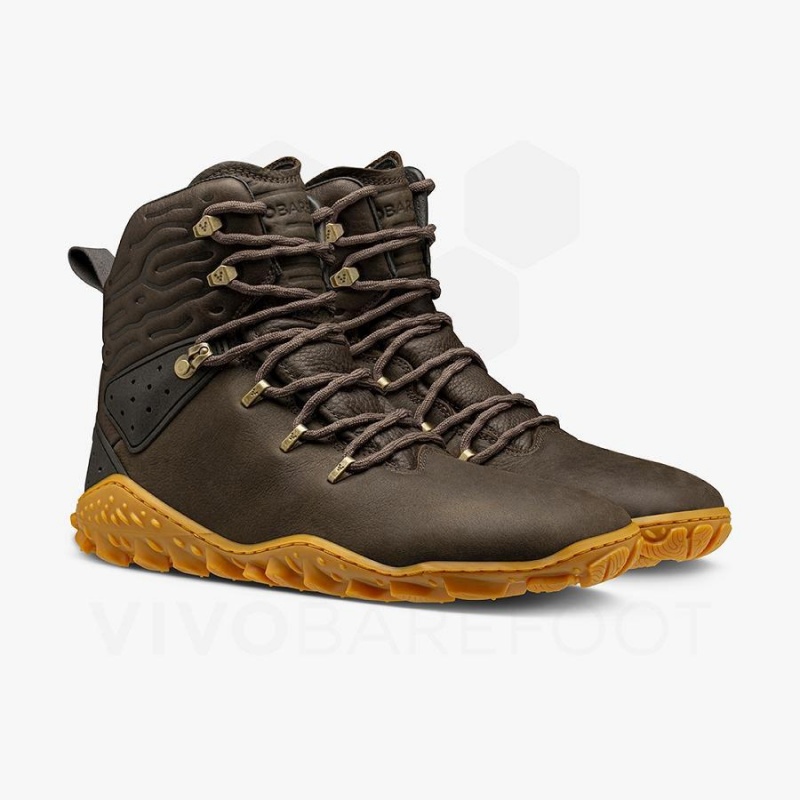 Coffee Vivobarefoot Tracker Forest Esc Women's Hiking Shoes | AU236KW