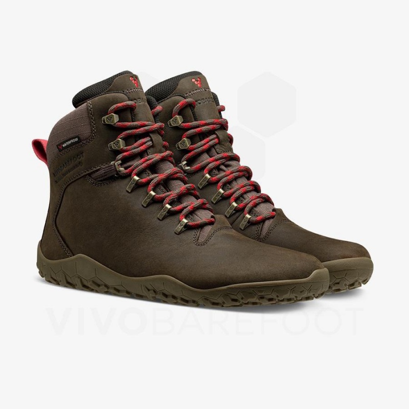 Coffee Vivobarefoot Tracker II FG Women's Hiking Shoes | AU240GY