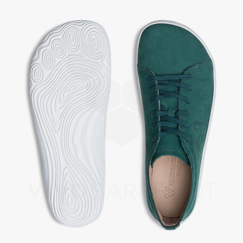 Green Vivobarefoot Addis Men's Lifestyle Shoes | AU312MM