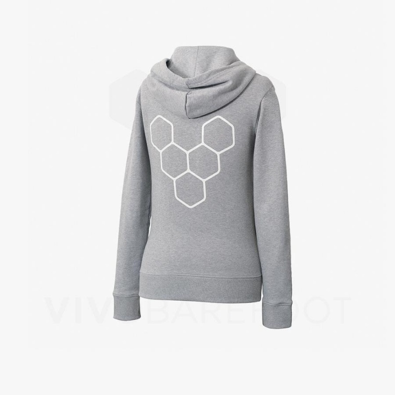 Grey Vivobarefoot Rapanui Sport Men's Hoodie | AU270CP