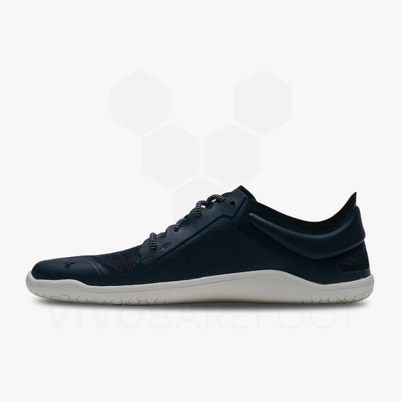 Navy Vivobarefoot Primus Lite III Men's Road Running Shoes | AU394IR