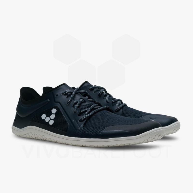 Navy Vivobarefoot Primus Lite III Men's Road Running Shoes | AU394IR