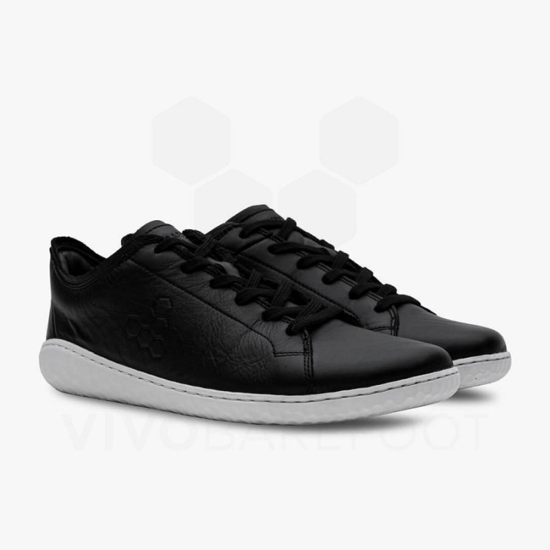 Obsidian Vivobarefoot Geo Court III Men's Lifestyle Shoes | AU317HT